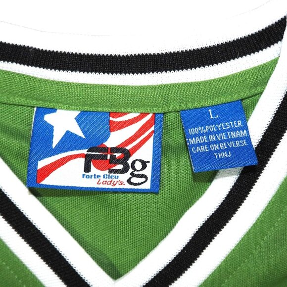 Forte Bleu FBG Lady's VTG Boston Celtics Jersey Dress Women's L Green / White - Picture 6 of 9
